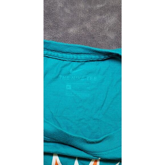 Nike NFL Miami Dolphins Sz XL Short Sleeve T Shirt Aqua Mens Football Ca17-36 - Picture 5 of 6